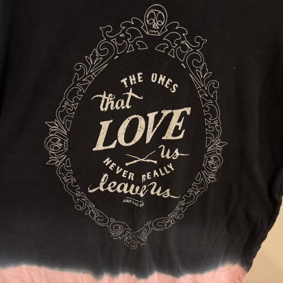 Authentic Harry Potter Dress Midi T Shirt Size Small Black Gray and Pink Ombré - Picture 2 of 4